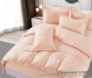 КПБ Сатин-страйп "Luxor" диз. № Полоса 1х1 Сладкая магия (13-1405)