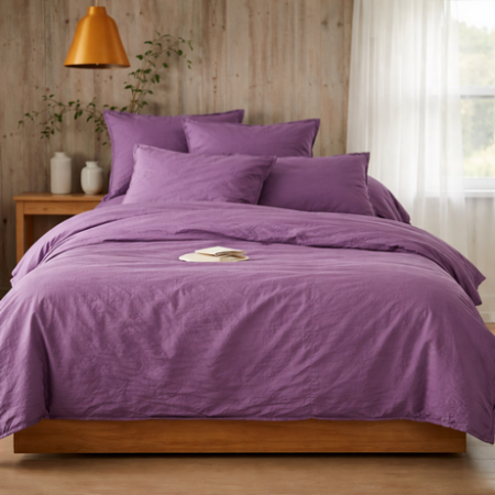 КПБ Теплый лён "Koenigson" диз. № 17-3612 Lila 1